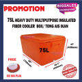 BIGSALES 75 Litre Fiber Ice,Fish,Seafood Box Bucket / 75 Liter Tong Ais,Ikan. 