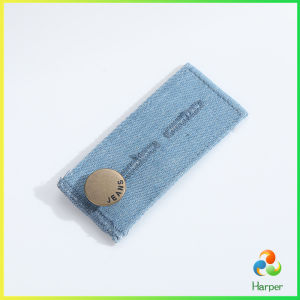 Harper กระดุมขยายเอวกางเกงยีนส์ 1ชิ้น กระดุมขยายเอว ปุ่มหนัง jeans buttons