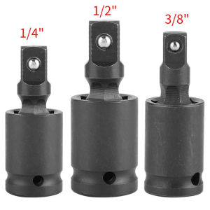 Impact Universal Joint Swivel 1/4 - 3/8 - 1/2" Inch 3pcs Set Adaptor Socket Wrench 2075A