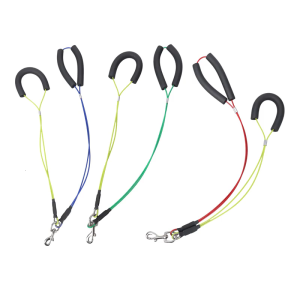 Ergonomic Folded Dog Grooming Rope Stainless Steel Restraints Leashes for Professional Home Use