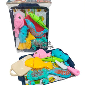 Mainan Cooking Set Nampan Isi Seafood Lengkap YK86 | Mainan Seafood Potong Bahan Plastik Bagus Dan Lucu | Mainan Masak Masakan Tanpa Menggunakan Baterai Set Hadiah Anak Perempuan | Mainan Nampan Seafood Ada Perekat Bisa Di Potong