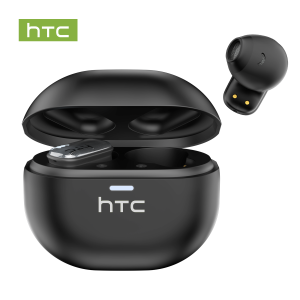 HTC NE16 AI Tai nghe dịch thuật Tai nghe Bluetooth 6.0 AI Thể thao Khử tiếng ồn Trò chơi âm nhạc Chất lượng âm thanh HiFi Tuổi thọ pin dài Tai nghe Bluetooth nửa trong tai