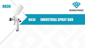 2026 RONGPENG R830 LVLP Spray 1.3/1.4/1.5/1.7/2.0mm Pneumatic Sprayer High Atomization for Car Paint Primer Auto Body Repair