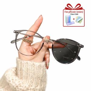 Photochromic Anti Radiation Glasses Sun Protection Replaceble Eyewear Fashion Woman Men Eyeglasses
