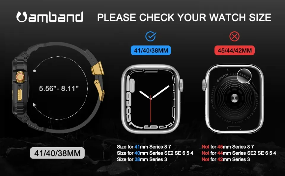 amBand M1 Sport Series Case with Band for Apple Watch Ultra/Ultra