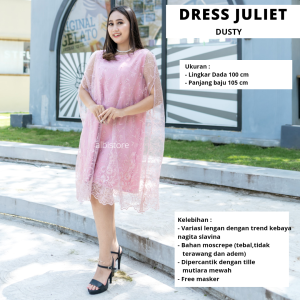 DRESS BRUKAT PENDEK JULIET DRESS PESTA