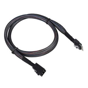 PCIE4.0 MiniSAS SFF8643 36PIN to SlimlineSAS SFF8654 4i 38P Cable for Servers and Data Storage Servers Integration