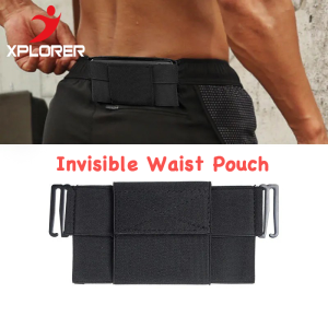Outdoor Invisible Waist Pouch Cellphone Holder Hiking Phone Pouch Molle Belly Band Backpack Belt Bag