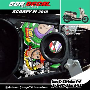 (COD)STIKER TANGKI BENSI SCOOPY FI 2016 PREMIUM STICKER TANGKI MOTOR SCOOPY ANTI LUNTUR VIRAL