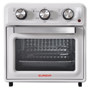 Eureka 20L Air Fryer Oven High Capacity Electric Toaster Bake Grill EEAO 20L - BLACK/WHITE