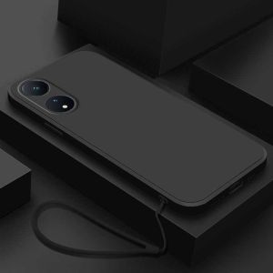 Softcase Oppo A38 4G Silikon Tali Lanyard Free Ring Standing Hp Casing Handphone