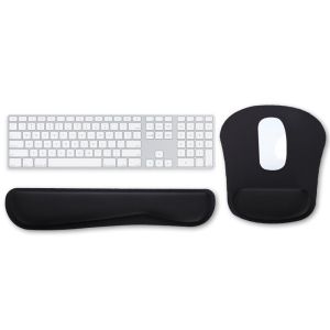 SG RumahHome® Mouse Mat Pad Memory Foam Keyboard Wrist Rest For Office Laptop PC Gaming Mat Ergonomic