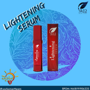 Lightening Serum SR12/serum glowing untuk kerutan dan penuaan /serum pencerah wajah glowing skincare bpom halal / serum flek hitam