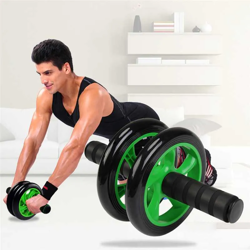 alat gym rumahan lengkap set In Ab Wheel Sport Alat Gym