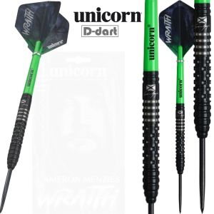 UNICORN STEEL TIP DARTS - 21G/25G Wraith Cameron Menzies 90% TUNGSTEN DART SET ORIGINAL STEEL DART