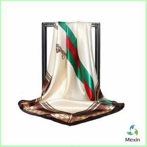 Mexin ผ้าพันคอ ผ้าคลุมไหล่ สไตล์โบฮีเมียน ไหล่ ผ้าพันคอ silk scarf