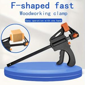 4Inch Quick Ratchet Release Speed Squeeze Wood Working Work Bar Clamp Clip Kit Spreader Gadget Tool DIY Hand Woodworking Tools