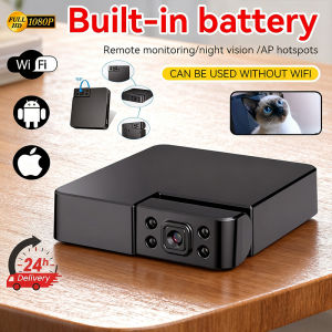 【From Selangor】Built in Battery Wireless Mini Hidden Camera HD 1080P Night Vision Connect Phone CCTV Home Surveillance Secret Camera