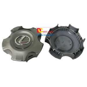 Logo chụp mâm ốp lazang bánh xe ô tô Lexus 570 Đời từ 2009-2014 mã TY-129 ( MÀU XÁM )