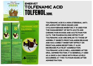 Tolfenol 30ml - Tolfenamic Acid For Dogs and Cats - Anti-inflammatory & Anti-pyretic For Pets