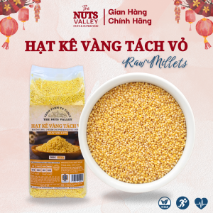 Hạt Kê Vàng Tách Vỏ - GOLDEN MILLETS 500G The Nuts Valley