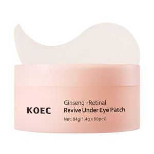 KOEC Ginseng Rejuvenating Eye Mask Multi-Collagen Hydrogel Eye Patches 60 Hydrating Eye Care Anti-Wrinkle Eye Mask