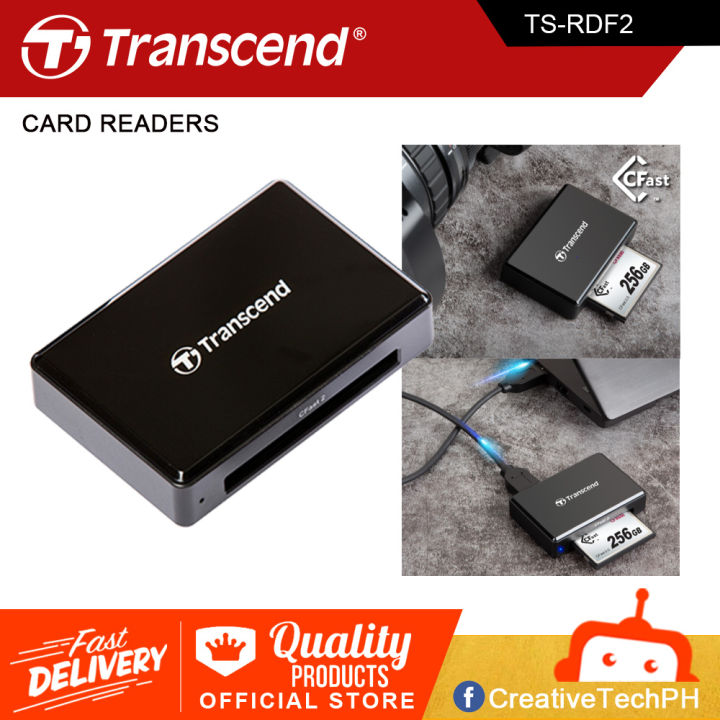 Transcend USB 3.1 Gen 1 CFast 2.0 Card Reader TS-RDF2 | Lazada PH