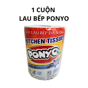 CUỘN GIẤY LAU BẾP ĐA NĂNG 500G PONYO