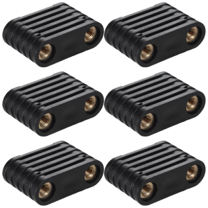 6Pcs 2-Hole Footstrap Insert Windsurf Board Replacement Surfboard Footstrap Insert with 2 Hole Surfing Accessories