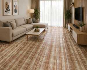 Karpet Vinyl Plastik Roll Motif Terang dan Keren 1 Roll TEBAL