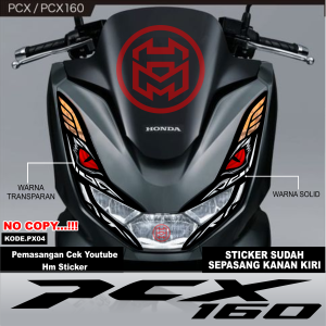 STICKER LAMPU DEPAN PCX 160 NEW PX05