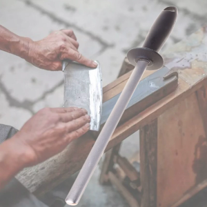 หินลับมีดลับมีดหินลับมีดเพชร10นิ้วแบบพกพาที่เหลาอเนกประสงค์ใช้ในครัว