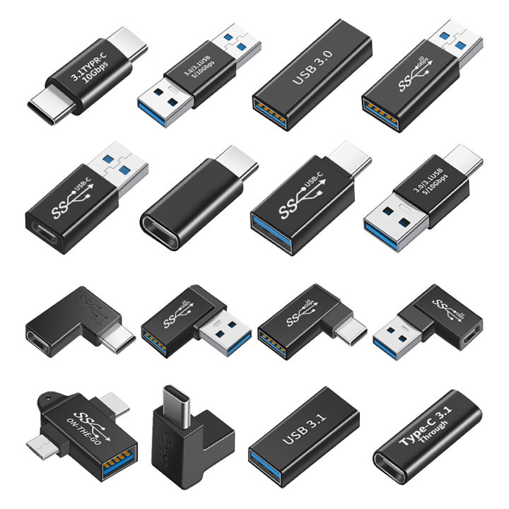 GOOBAY - IADAP USBC-MF902 - Convertitore Adattatore da USB-C Maschio / Femmina Nero
