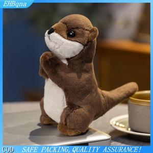 [COD] 20cm Length Kids Otter Plush Toy Cute Sea Otter Stuffed Animal Cartoon Doll Bedtime Friend For Boys Girls Plush Otter Toys