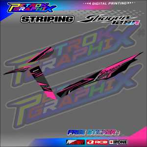 STRIPING VARIASI SUZUKI SHOGUN 125 R / STIKER LIST MOTOR SHOGUN 125 R