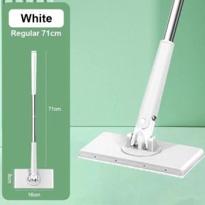 Lazy Mop Hands 360° rotation Mop Lantai Pakai Buang Wet Tissue Mop Lantai Flat Mop Household 自动夹布拖把