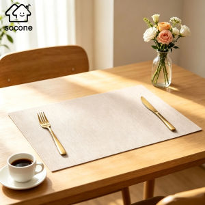 Socone 45×30cm Gradient Textured Placemats Waterproof Heat Resistant Table Mats Dining Table Decor