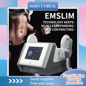 2 Handles Emslim High Intensity Electromagnetic RF Muscle Stimulator Shaping Slimming Ems Sculpting Machine