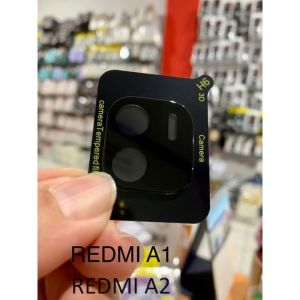 REDMI A2 REDMI A1 TEMPERED KAMERA FRAME BLACK ANTI GORES KACA TEMPRED PELINDUNG KAMERA LENS GUARD KAMERA