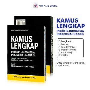 Kamus Bahasa Inggris / Kamus Lengkap Hard Cover Tenses Regular Verbs Untuk Pelajar Mahasiswa Umum / Pustaka Agung Harapan - PAH