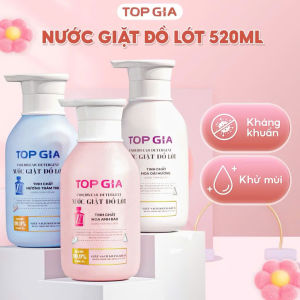 Nước giặt đồ lót sinh học Top Gia 520ml kháng khuẩn khử mùi an toàn cho mọi làn da