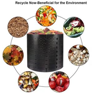Backyard Composting Made Easy With Compost Bin - COMPOSTER for outdoor use