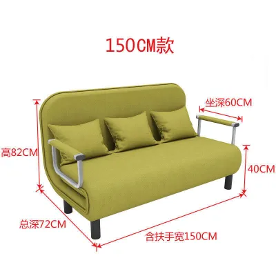 Available Foldable Sofa Bed Multifunctional Dual-purpose Cloth Office Lunch Break Nap Single Living Room