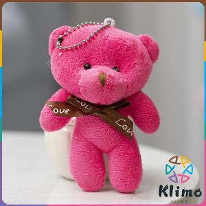 KLIMO Cartoon Bear Plush Teddy Bear Small Pendant Bear Toy Bag Pendant Desktop Decoration
