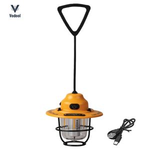 USB Rechargeable Waterproof LED Lantern for Camping and Hiking IPX4 Rated for All Conditions