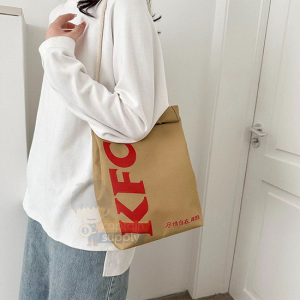 (SG Seller) ★ Mcdonald’s / KFC / Starbucks Logo Backpack Sling Bag ★ Mcdonalds Macdonald Mcds Macs Kentucky Crossbody Shoulder School Bagpack Canvas Women Men Boys Girls Teens Youth Children Day Adjustable Strap Gift Casual Fun Design Fast Food