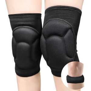 2 Pcs Sponge Sports Knee Pads knee brace support Protect Anti-Collision Breathable Volleyball Tennis