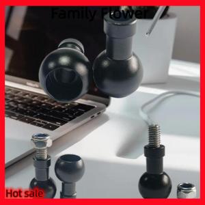 Family Flower Flash Sale ขั้วต่อยึดกล้องกีฬารถจักรยานยนต์1ชิ้นขนาด17มม. 25.4มม. หัวบอลเชื่อมต่อกับ M6 M8 M10สกรูสำหรับกล้อง