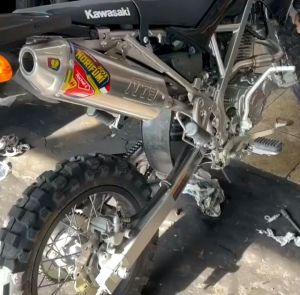 Norifumi Rocket 4 Stainless Crf150 Wr155 D-Tracker Klx150s Klx Bf Dll (Terbaru)