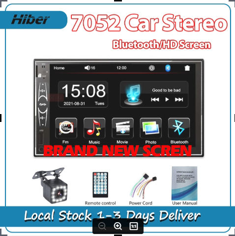 Autoradio MP5 écran Tactile 7 Pouces HD - Système Multimédia Intelligent Universel Pour Voiture - Neuf